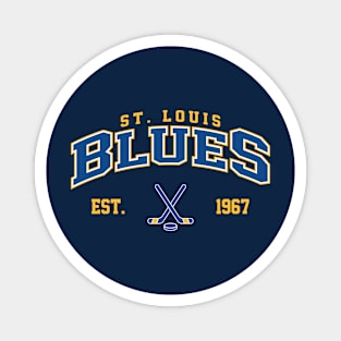 Blues Hockey Magnet